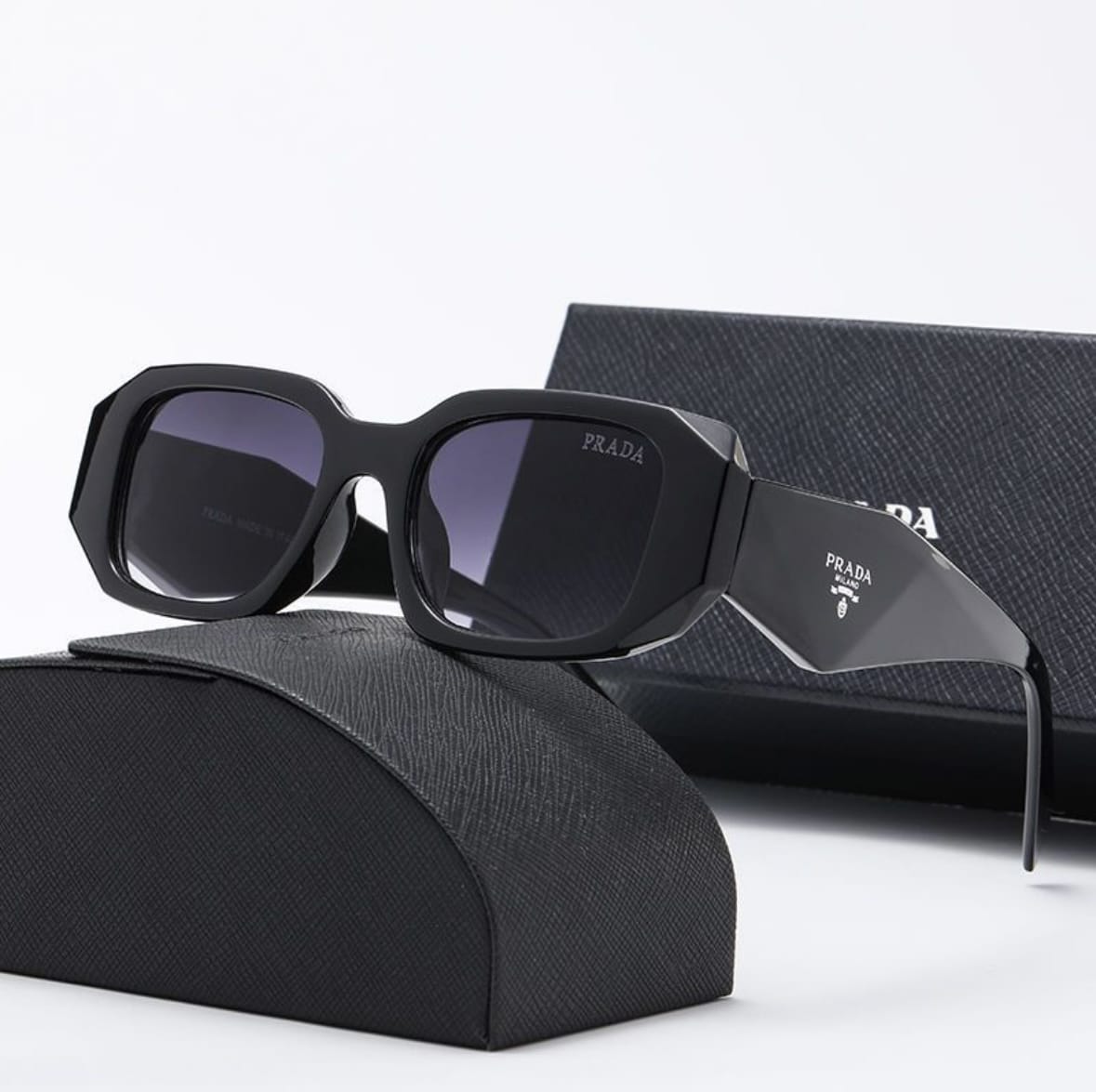 Prada PR 17WS Women’s Sunglasses (Black)